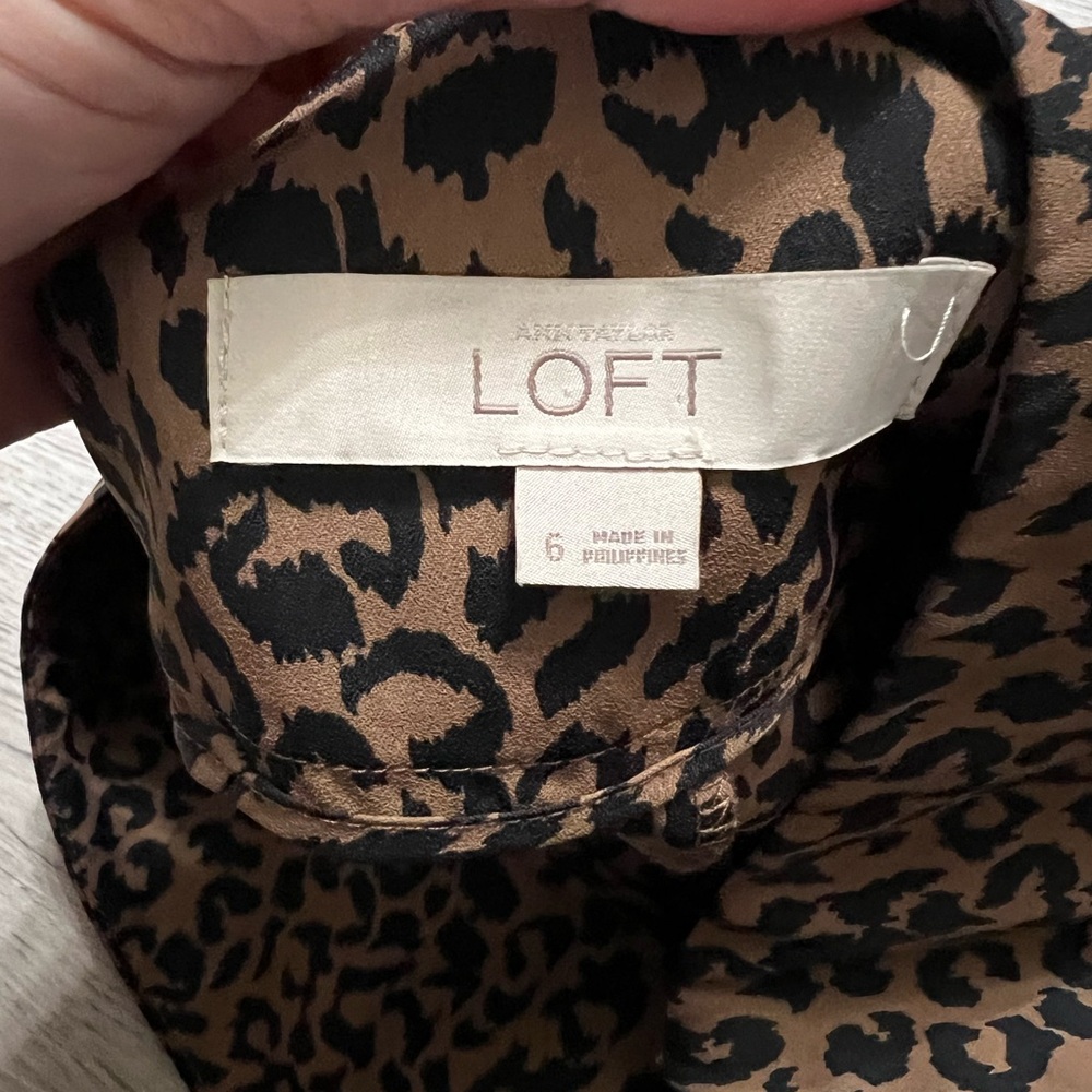 LOFT Animal Print Shorts - Picture 4 of 11